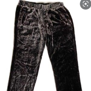 Cloth and Stone Gray Velvet Pants